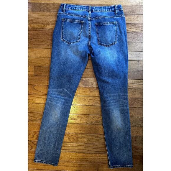 Harper Mid Rise Girlfriend jeans Size 27 Distressed denim - Picture 6 of 8